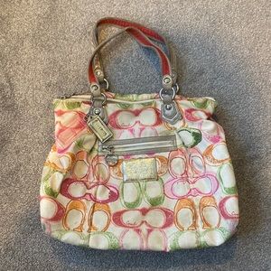 Coach Poppy Dream Signature Bag